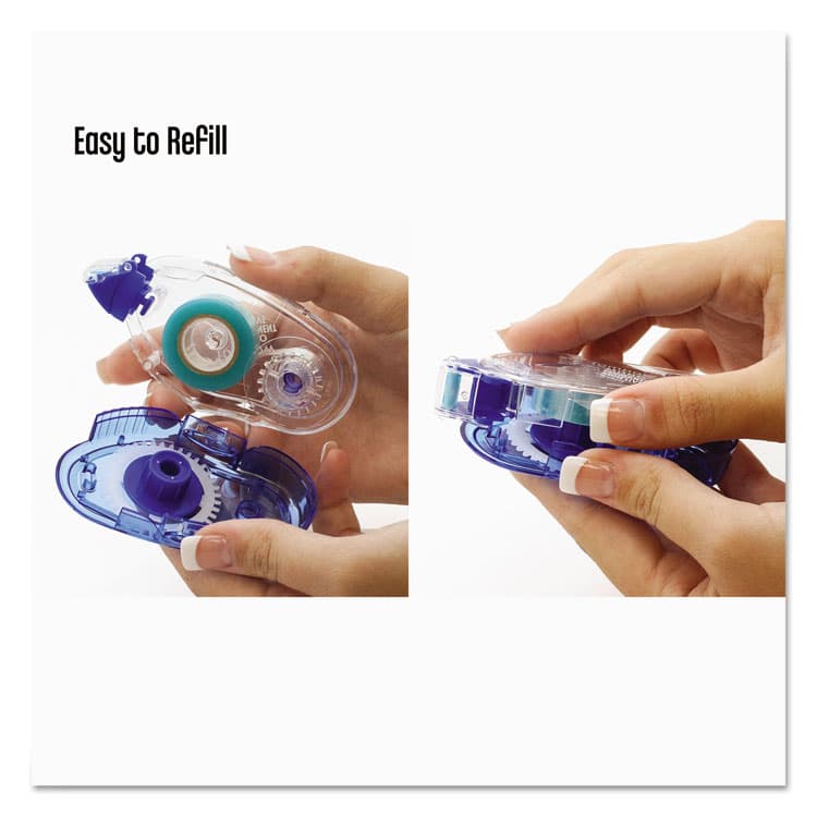 AMERICAN TOMBOW . Permanent Adhesive Refill, 0.33" x 39.33 ft, Dries White, 3/Pack (TOM62207) thumbnail 4