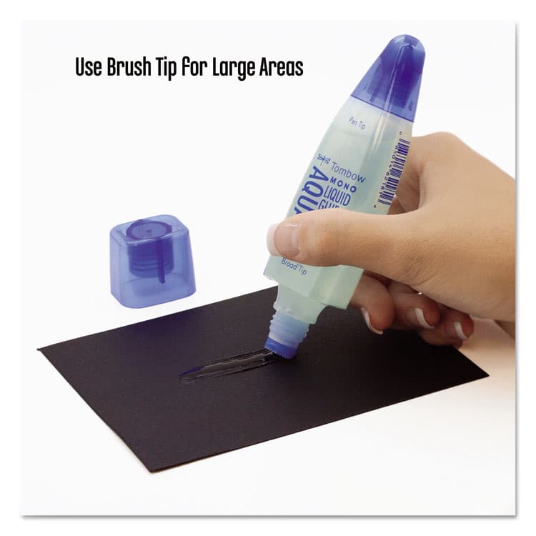 AMERICAN TOMBOW . MONO Aqua Liquid Glue, 1.69 oz, Dries Clear (TOM52180) thumbnail 4