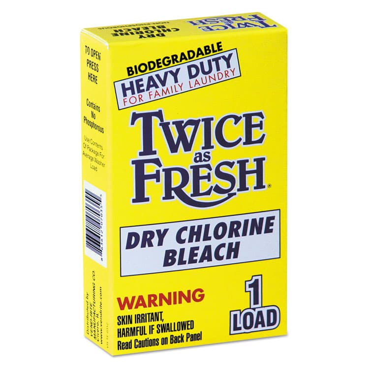 VEND-RITE MANUFACTURING CO Heavy Duty Coin-Vend Powdered Chlorine Bleach, 1 load, 100/Carton (VEN2979646)