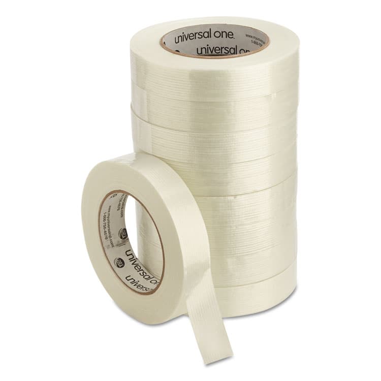 UNIVERSAL OFFICE PRODUCTS 190# Medium Grade Filament Tape, 3" Core, 24 mm x 54.8 m, Clear (UNV78001) thumbnail 3