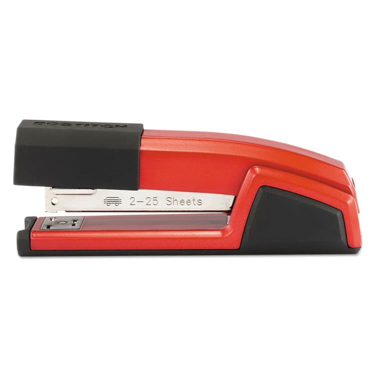 STANLEY BOSTITCH Epic Stapler, 25-Sheet Capacity, Red (BOSB777RED)