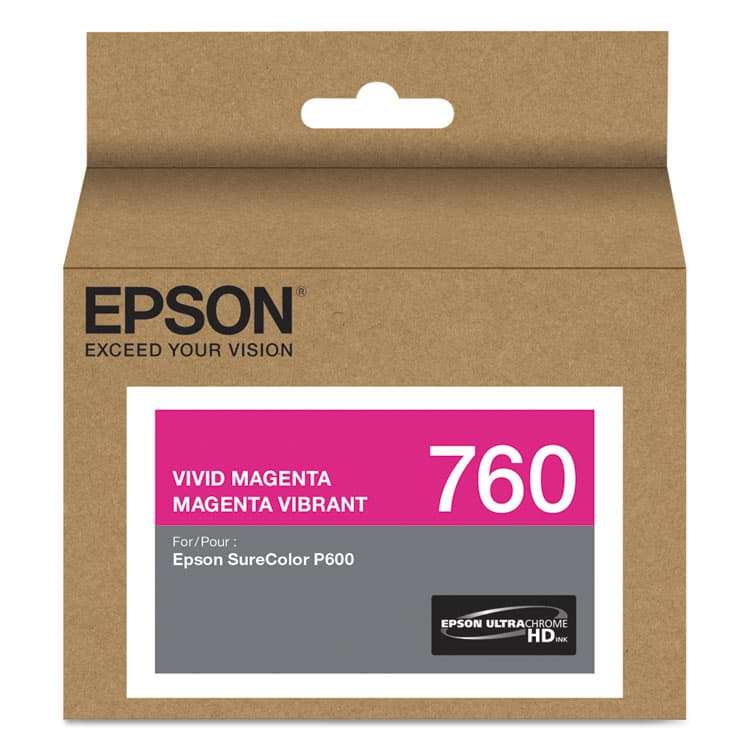 EPSON AMERICA, . T760320 (760) UltraChrome HD Ink, Vivid Magenta (EPST760320)