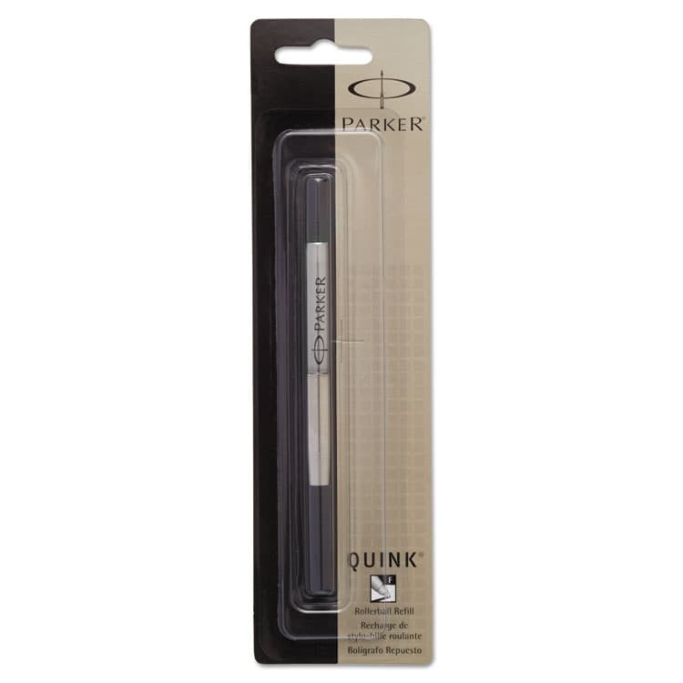 SANFORD Refill for Parker Roller Ball Pens, Fine Conical Tip, Black Ink (PAR1950321)