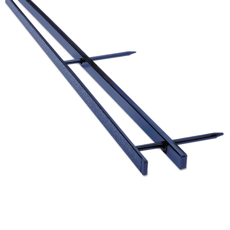 ACCO BRANDS, . VeloBind Reclosable Spines for 11 x 8.5 Documents, 4 Pins, 1.25" (200-Sheet) Capacity, Blue, 25/Pack (GBC9741631)