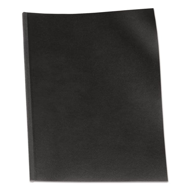 ACCO BRANDS, . VeloBind Pre-Punched Presentation Covers with Leatherlike Texture, Paper, Square Corners, 11 x 8.5, Black, 50/Pack (GBC9742230)