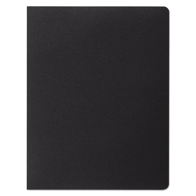 ACCO BRANDS, . Opaque Plastic Presentation Covers for Binding Systems, Plastic, Round Corners, 11.25 x 8.75, Black, 25/Pack (SWI25703) thumbnail 2