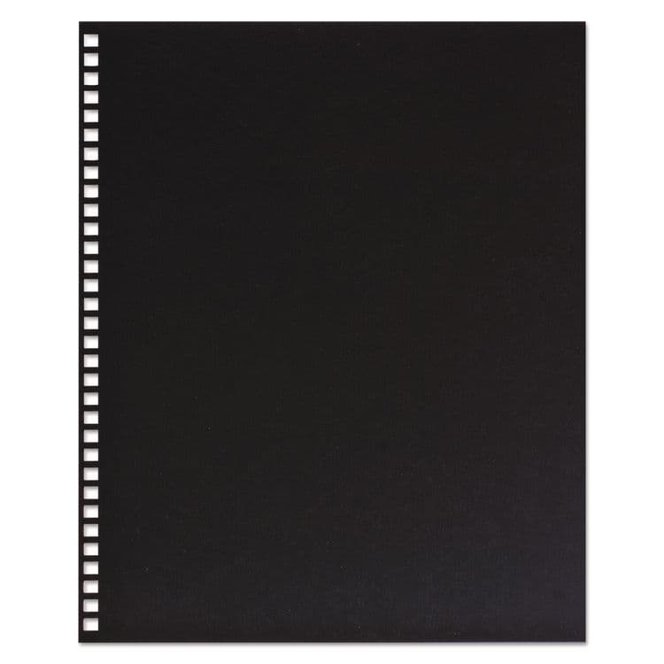 ACCO BRANDS, . ProClick Pre-Punched Presentation Covers, Paper, Square Corners, 11 x 8.5, Black, 25/Pack (GBC2514478)