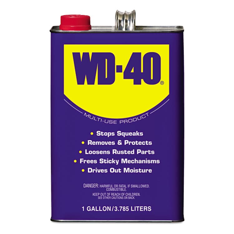 WD-40 Heavy-Duty Lubricant, 1 gal Can, 4/Carton (WDF490118)