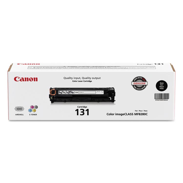 CANON USA, . 6272B001 (CRG-131) Toner, 1,400 Page-Yield, Black (CNM6272B001)