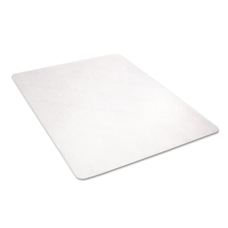 DEFLECTO CORPORATION EconoMat Non-Studded All Day Use Chair Mat for Hard Floors, Rectangular, 46" x 60", Clear, Ships Flat (DEFCM21442F) thumbnail 4