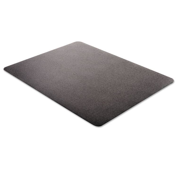 DEFLECTO CORPORATION EconoMat Non-Studded All Day Use Chair Mat for Hard Floors, Rectangular, 45" x 53", Black, Ships Flat (DEFCM21242BLK) thumbnail 4