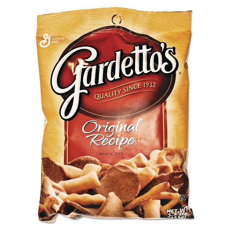 GENERAL MILLS Gardetto's Snack Mix, Original Flavor, 5.5 oz Bag, 7/Box (AVTSN14868) thumbnail 2