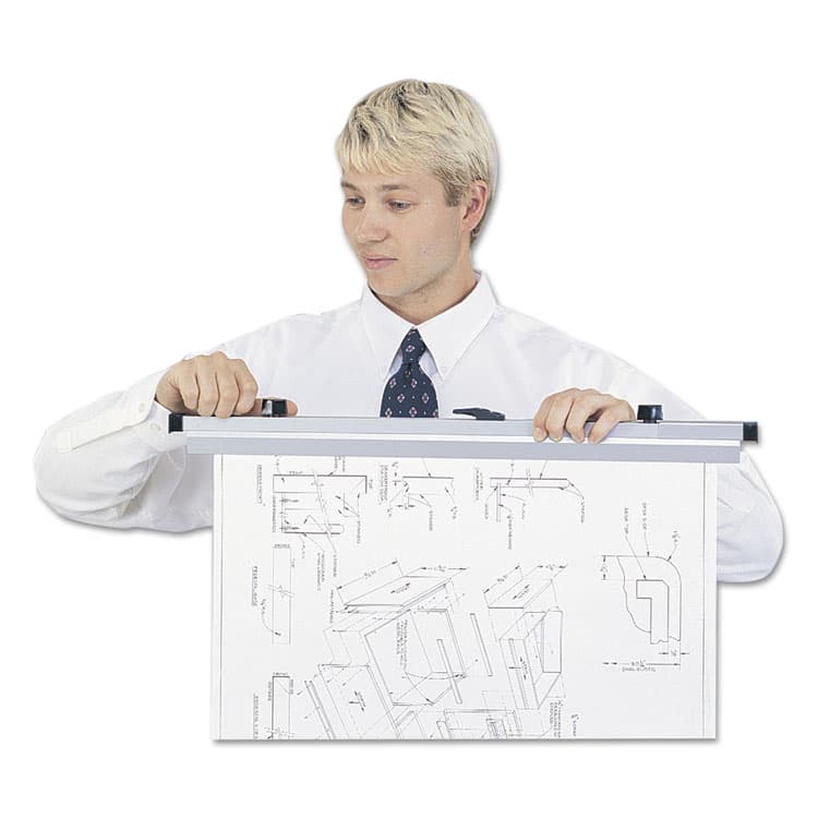 SAFCO PRODUCTS Sheet File Hanging Clamps, 100 Sheets Per Clamp, 30" Length, 6/Carton (SAF50036) thumbnail 3