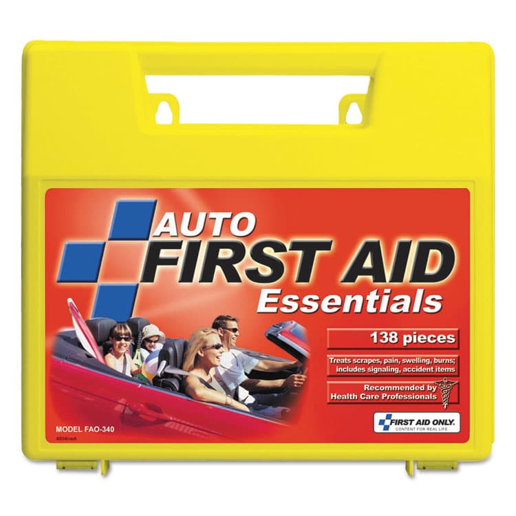 FIRST AID ONLY, . Essentials First Aid Kit, 138 Pieces, Plastic Case (FAO340) thumbnail 2