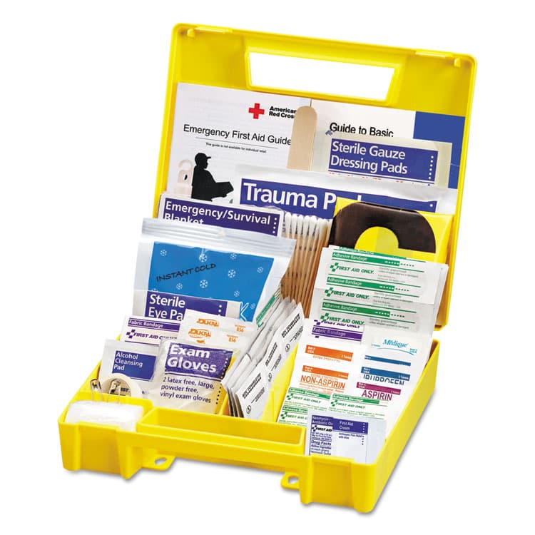 FIRST AID ONLY, . Essentials First Aid Kit, 138 Pieces, Plastic Case (FAO340)