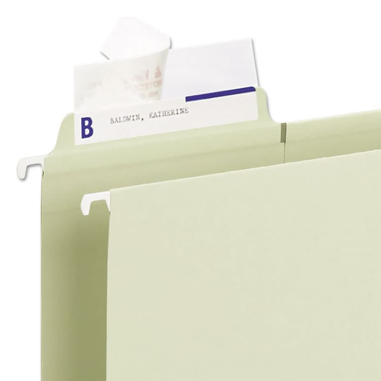 SMEAD MANUFACTURING CO. Seal and View File Folder Label Protector, Clear Laminate, 3.5 x 1.69, 100/Pack (SMD67600) thumbnail 3