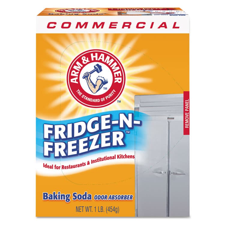 CHURCH & DWIGHT CO., Fridge-n-Freezer Pack Baking Soda, Unscented, 16 oz, Powder (CDC3320084011)