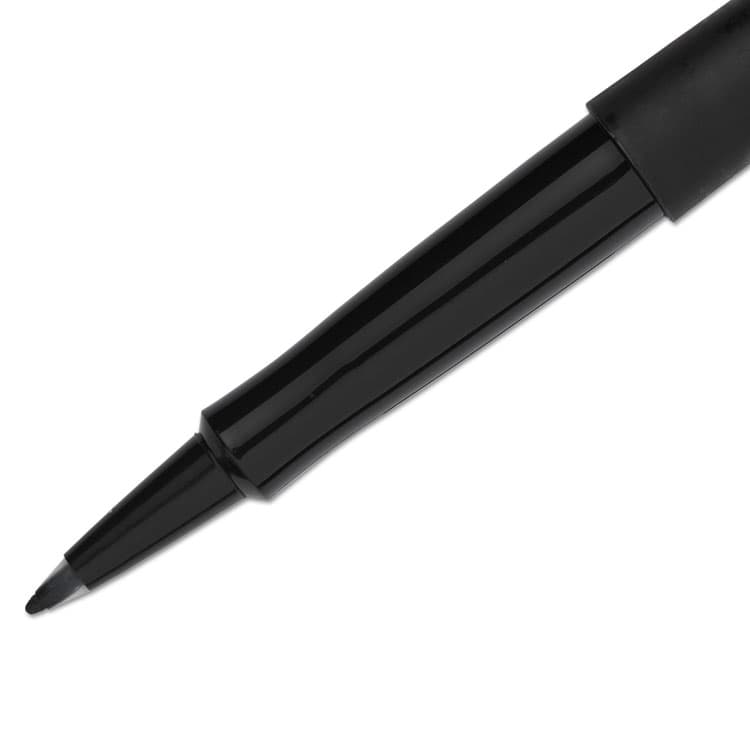 SANFORD Point Guard Flair Felt Tip Porous Point Pen, Stick, Medium 0.7 mm, Black Ink, Black Barrel, Dozen (PAP8430152) thumbnail 3