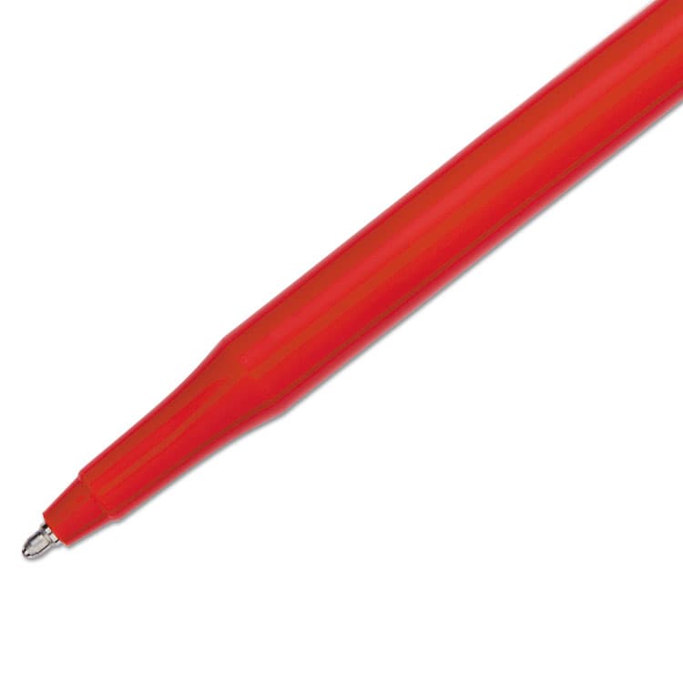 SANFORD Eraser Mate Ballpoint Pen, Stick, Medium 1 mm, Red Ink, Red Barrel, Dozen (PAP3920158) thumbnail 3