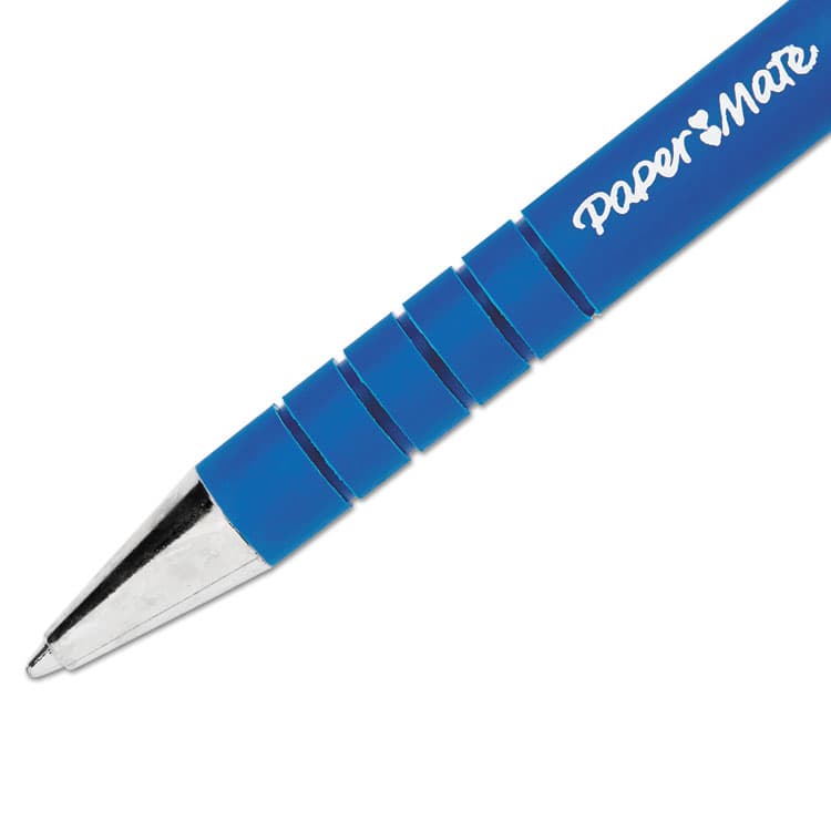SANFORD FlexGrip Ultra Recycled Ballpoint Pen, Retractable, Medium 1 mm, Blue Ink, Blue Barrel, Dozen (PAP9510131) thumbnail 3
