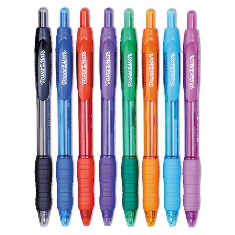 SANFORD Profile Ballpoint Pen, Retractable, Bold 1.4 mm, Assorted Ink and Barrel Colors, 8/Pack (PAP1960662) thumbnail 2
