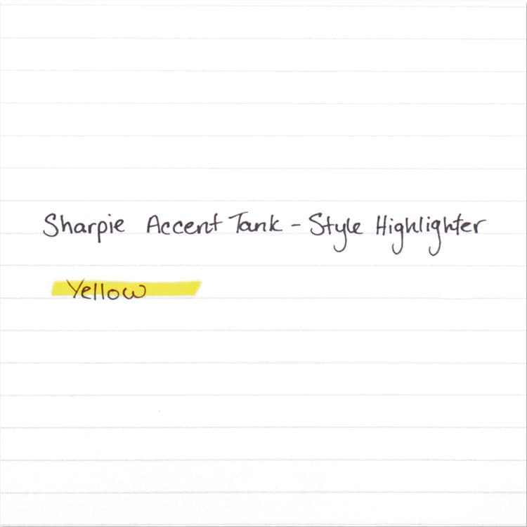 SANFORD Tank Style Highlighters, Yellow Ink, Chisel Tip, Yellow Barrel, Dozen (SAN25005) thumbnail 4