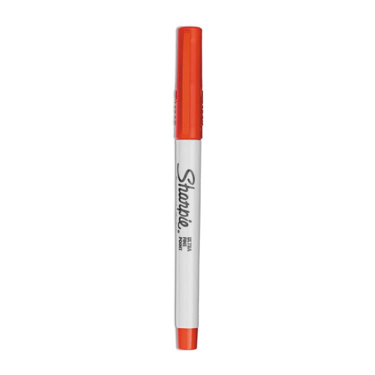 SANFORD Ultra Fine Tip Permanent Marker, Ultra-Fine Needle Tip, Red, Dozen (SAN37002) thumbnail 2