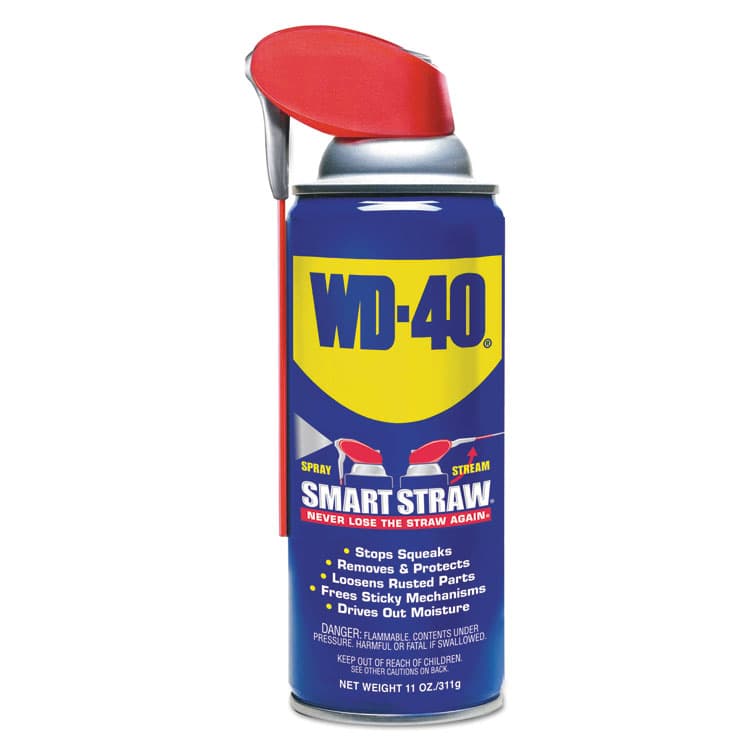 WD-40 Smart Straw Spray Lubricant, 11 oz Aerosol Can (WDF490040EA)