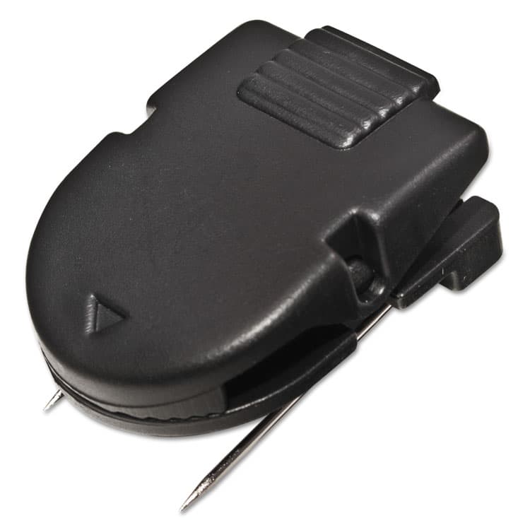 ADVANTUS CORPORATION Wall Clips for Fabric Panels, 40 Sheet Capacity, Black, 50/Box (AVT75345)
