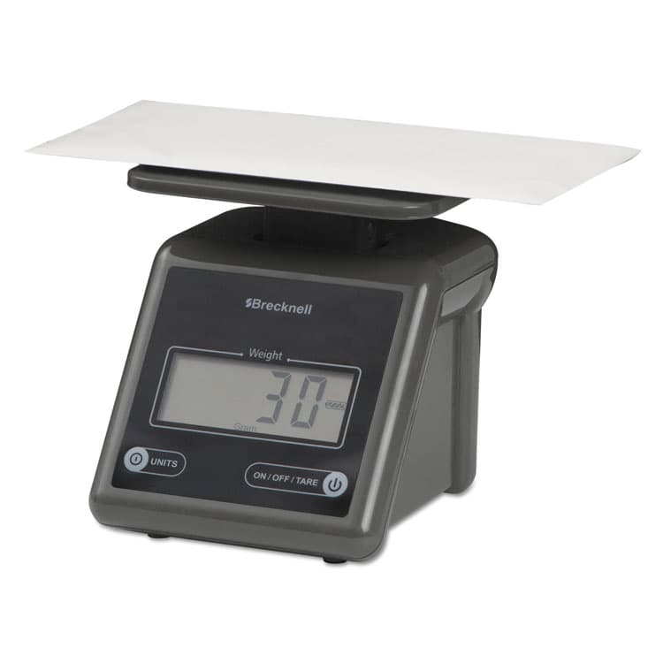 SALTER BRECKNELL Electronic Postal Scale, 7 lb Capacity, 5.5 x 5.2 Platform, Gray (SBWPS7) thumbnail 2