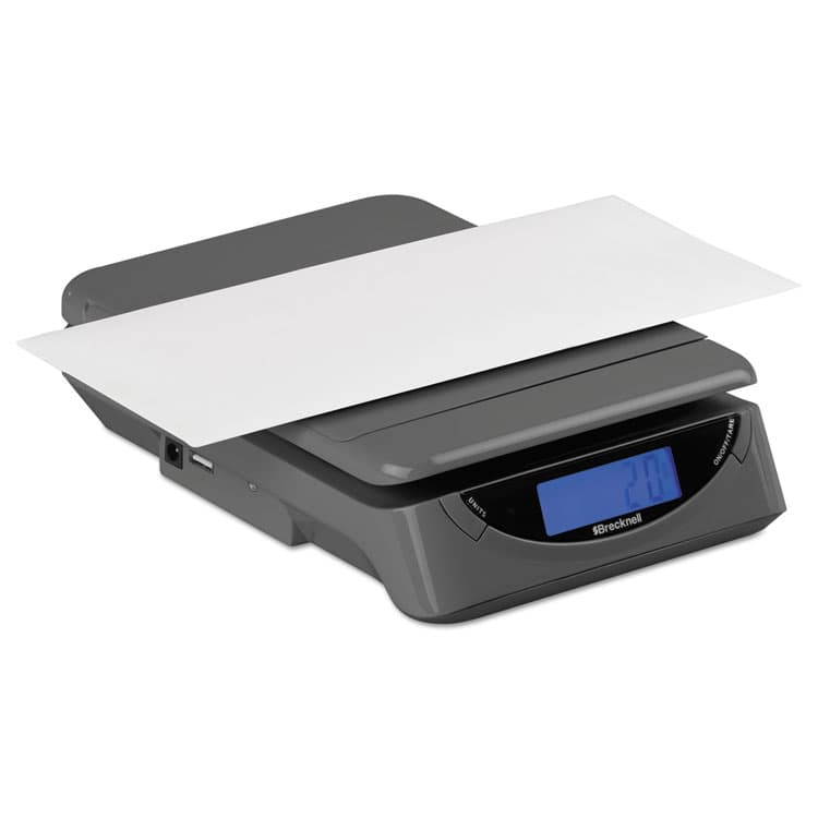 SALTER BRECKNELL 25lb Electronic Postal Shipping Scale, 8 x 6 Platform, Gray (SBWPS25) thumbnail 2