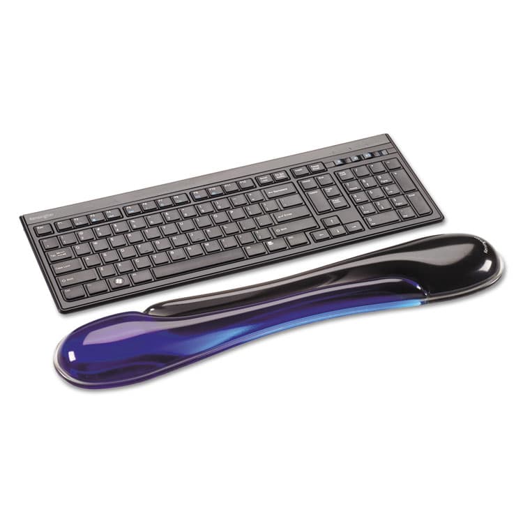 ACCO BRANDS, . Duo Gel Wave Keyboard Wrist Rest, 22.62 x 5.12, Blue (KMW62397) thumbnail 2