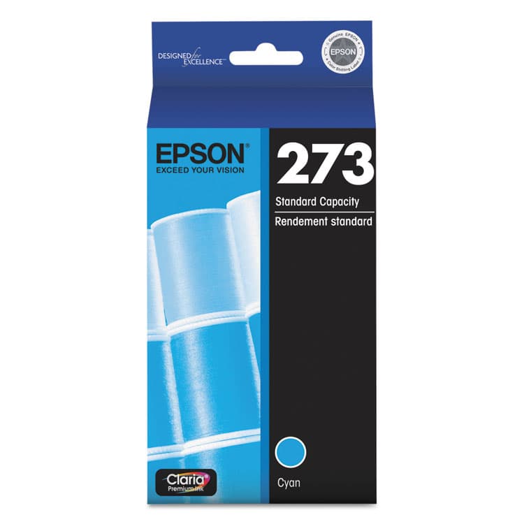 EPSON AMERICA, . T273220-S (273) Claria Ink, 300 Page-Yield, Cyan (EPST273220S)