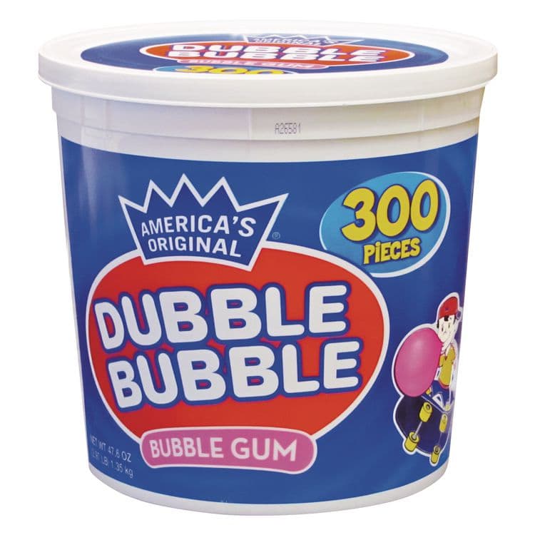 TOOTSIE ROLL INDUSTRIES Bubble Gum, Original Pink, 300/Tub (TOO16403)