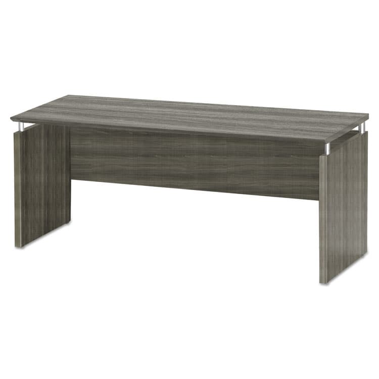SAFCO PRODUCTS Medina Series Laminate Credenza, 72w x 20d x 29.5h, Gray Steel (MLNMNCNZ72LGS)