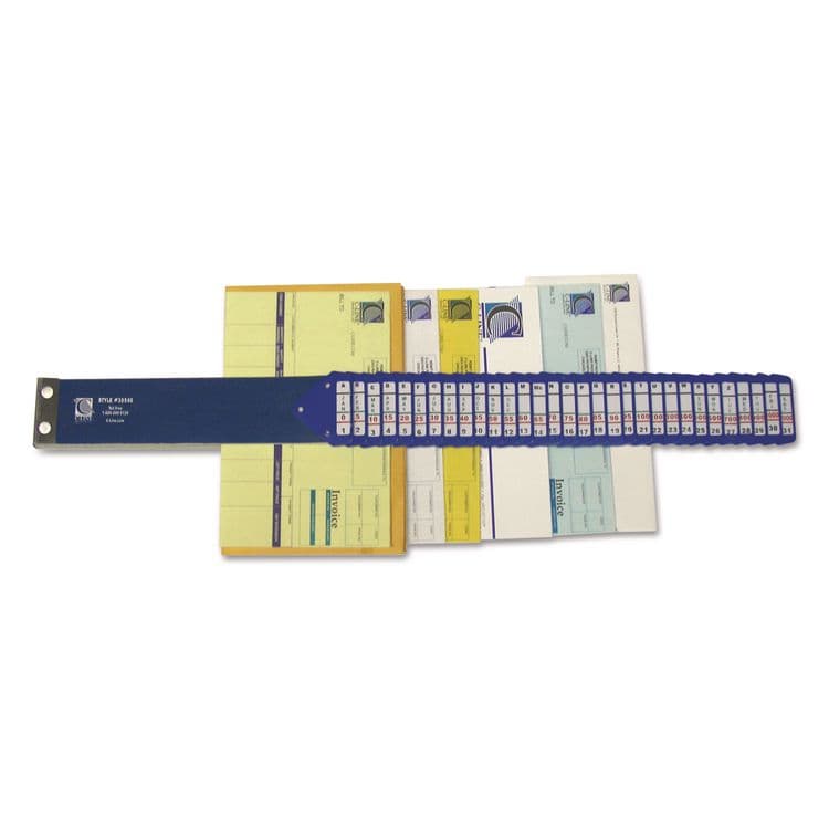 C-LINE PRODUCTS, Heavy-Duty Indexed Sorter, 31 Dividers, Alpha/Numeric/Month/Date/Day Index, Letter Size, Blue Frame (CLI30540) thumbnail 4