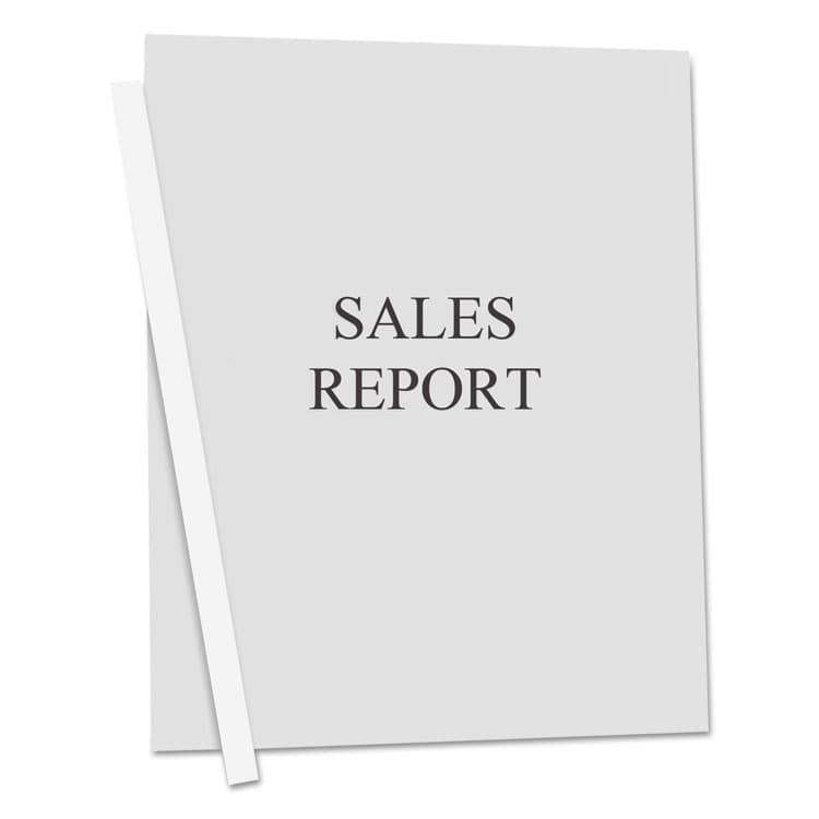 C-LINE PRODUCTS, Vinyl Report Covers, 0.13" Capacity, 8.5 x 11, Clear/Clear, 50/Box (CLI32557) thumbnail 2