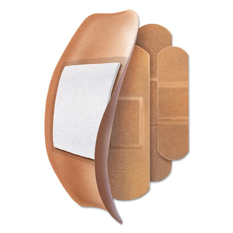 MEDLINE INDUSTRIES, . Flex Fabric Bandages, Assorted Sizes, 100/Box (MIICUR0700RB) thumbnail 3