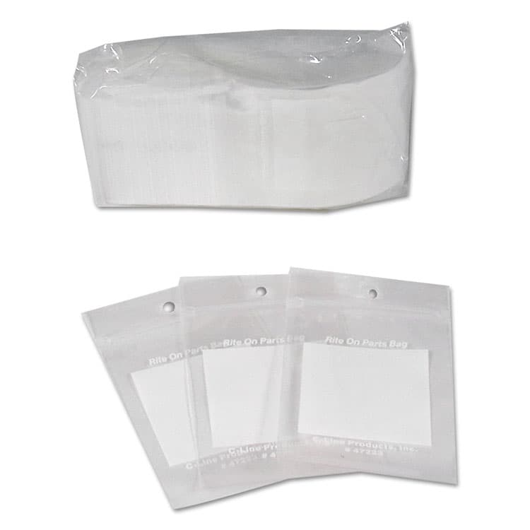 C-LINE PRODUCTS, Write-On Poly Bags, 2 mil, 2" x 3", Clear, 1,000/Carton (CLI47223) thumbnail 4
