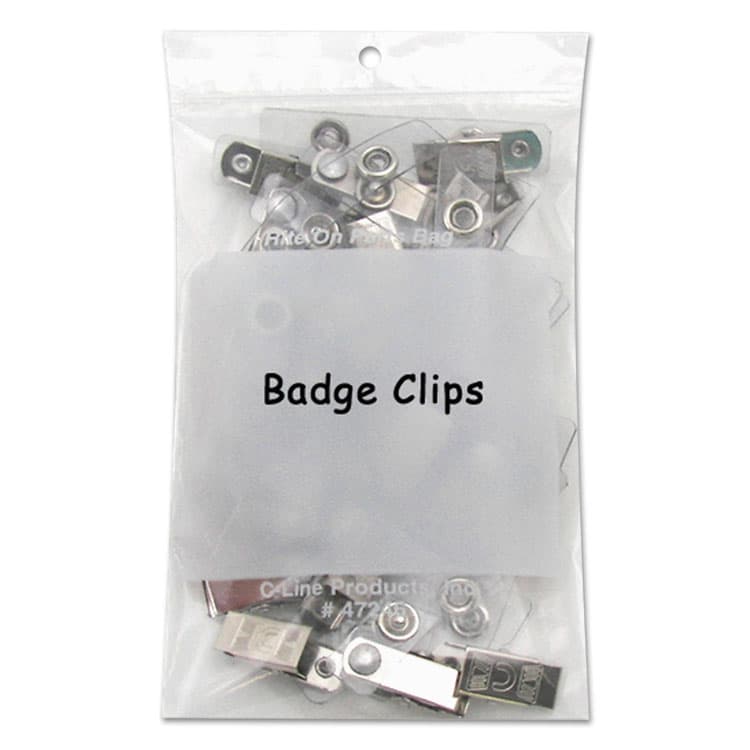 C-LINE PRODUCTS, Write-On Poly Bags, 2 mil, 4" x 6", Clear, 1,000/Carton (CLI47246) thumbnail 2