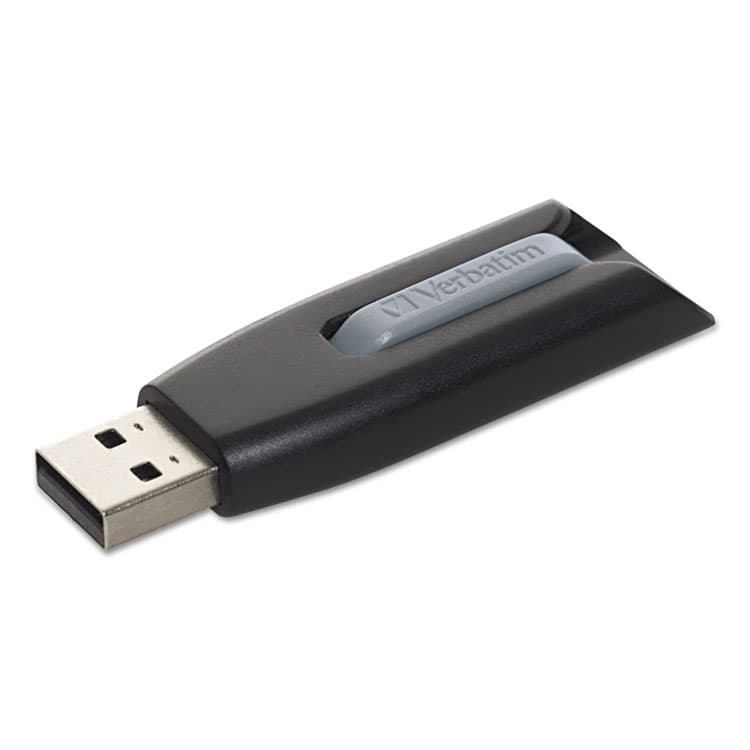 VERBATIM CORPORATION Store 'n' Go V3 USB 3.0 Drive, 16 GB, Black/Gray (VER49172)