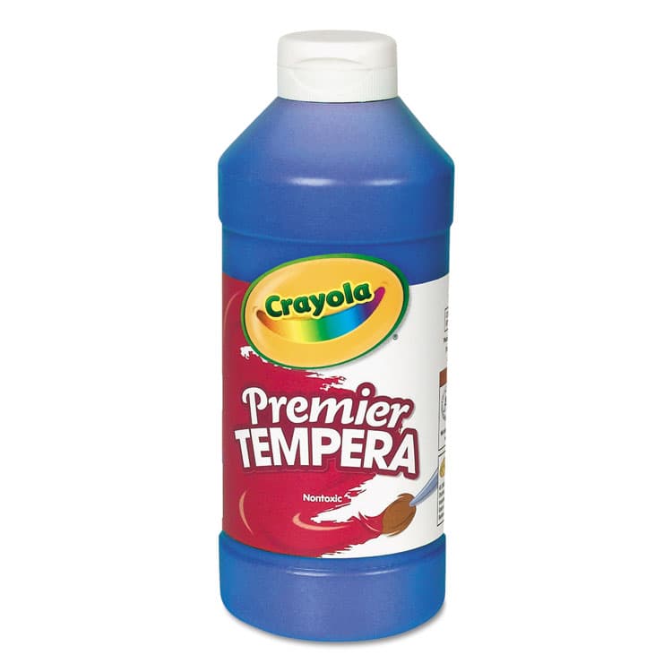 BINNEY & SMITH / CRAYOLA Premier Tempera Paint, Blue, 16 oz Bottle (CYO541216042)