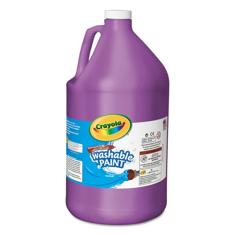 BINNEY & SMITH / CRAYOLA Washable Paint, Violet, 1 gal Bottle (CYO542128040)