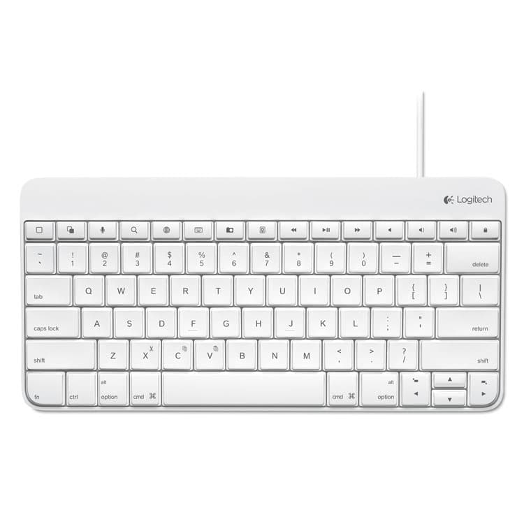 LOGITECH, . Wired Keyboard for iPad, Apple Lightning, White (LOG920006341) thumbnail 2