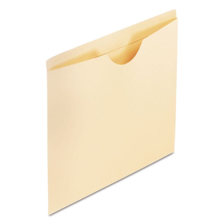 TOPS BUSINESS FORMS Manila Reinforced File Jackets, 2-Ply Straight Tab, Legal Size, Manila, 100/Box (PFX23900)