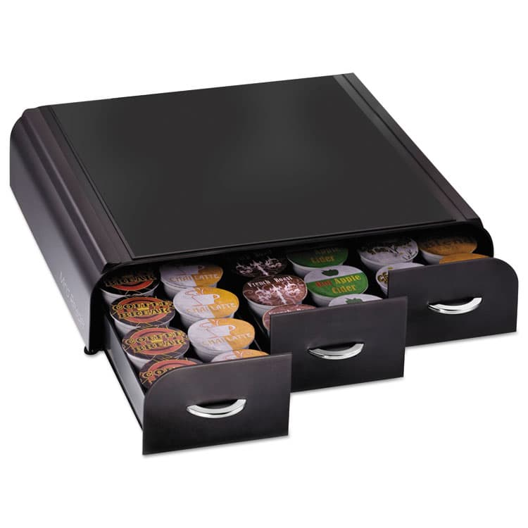 EMS MIND READER LLC Anchor 36 Capacity Coffee Pod Drawer, 13.46 x 12.87 x 2.72, Black (EMSTRY01BLK) thumbnail 3