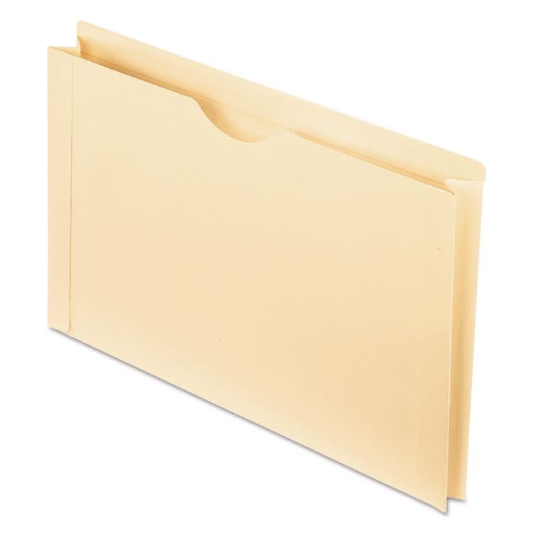 TOPS BUSINESS FORMS Manila Reinforced File Jackets, 2-Ply Straight Tab, Legal Size, Manila, 50/Box (PFX23200)