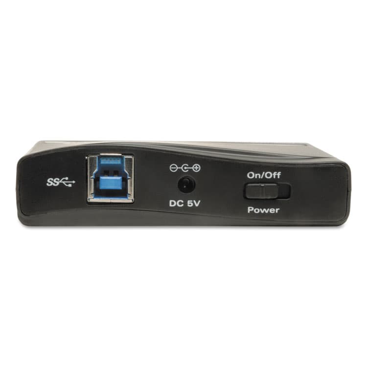 EATON CORPORATION USB 3.0 SuperSpeed Hub, 4 Ports, Black (TRPU360004R) thumbnail 2