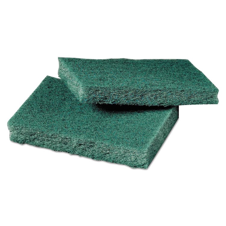 3M/COMMERCIAL TAPE DIV. General Purpose Scrub Pad, 3 x 4.5, Green, 40 Pads/Box, 2 Boxes/Carton (MMM59166)