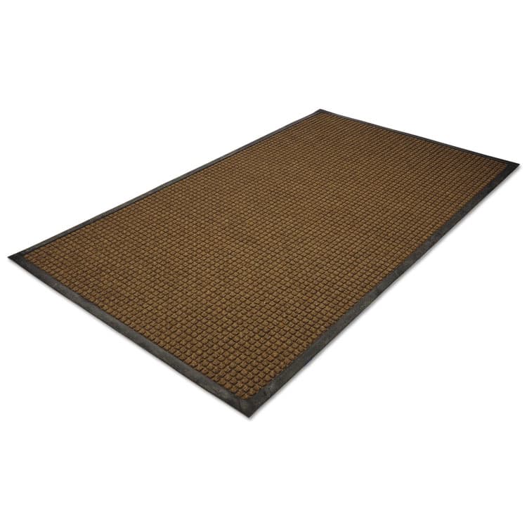 MILLENNIUM MAT COMPANY WaterGuard Indoor/Outdoor Scraper Mat, Rectangular, Brown Ridged Needle-Punch Surface, 36" x 10 ft (MLLWG031014)